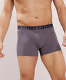 Soft Waistband - Premium Cotton Modal Spandex Trunk - M117 - Dark Grey