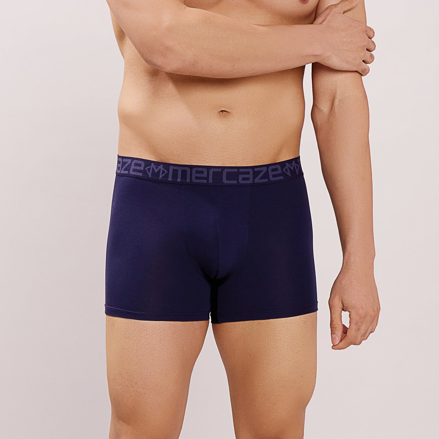 Soft Waistband - Premium Cotton Modal Spandex Trunk - M117 - Navy