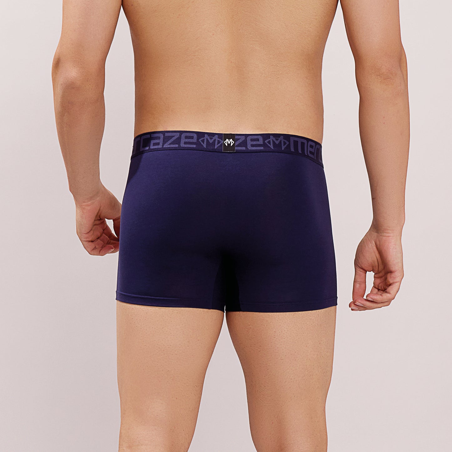 Soft Waistband - Premium Cotton Modal Spandex Trunk - M117 - Navy