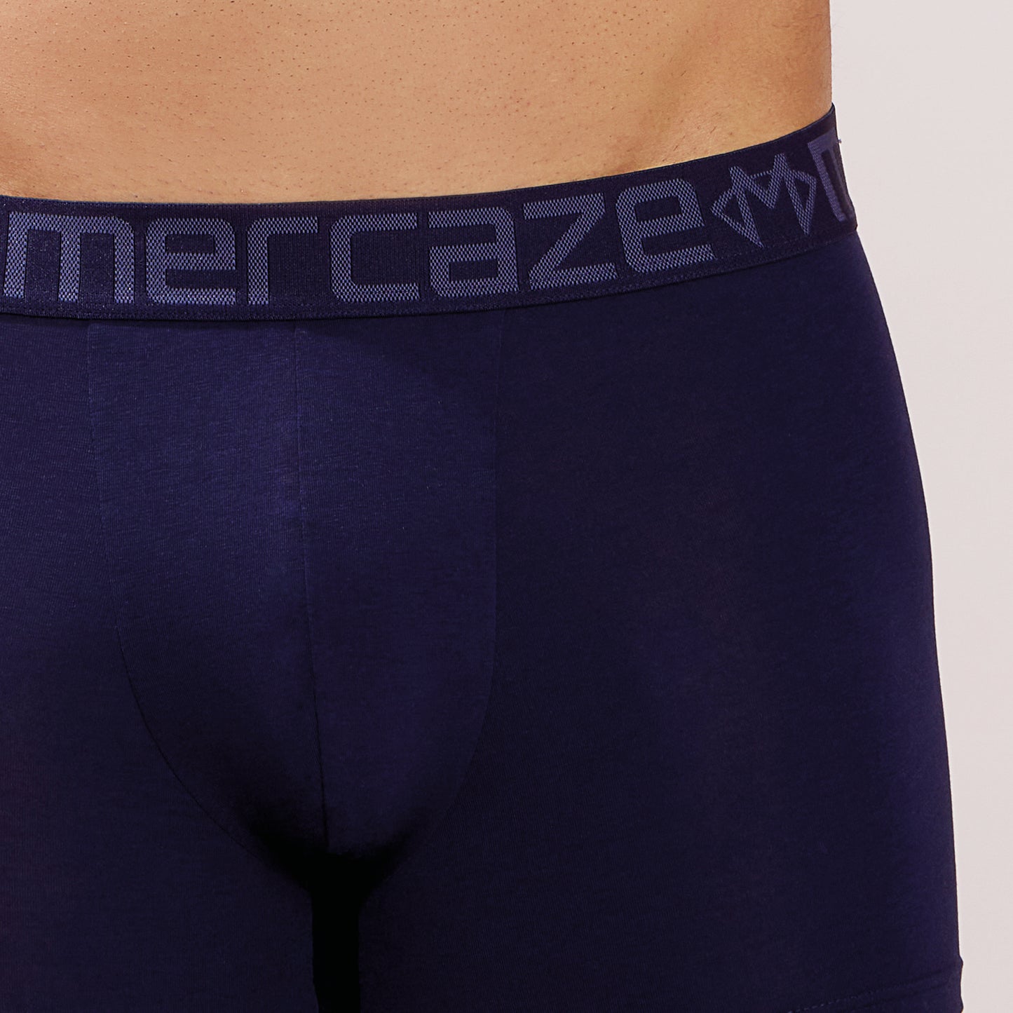 Soft Waistband - Premium Cotton Modal Spandex Trunk - M117 - Navy