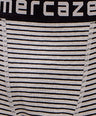 Breathable Comfort Fit – Super Combed Cotton Spandex Striped Trunk  – M121 – Grey