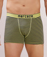 Breathable Comfort Fit – Super Combed Cotton Spandex Striped Trunk  – M121 – Lime