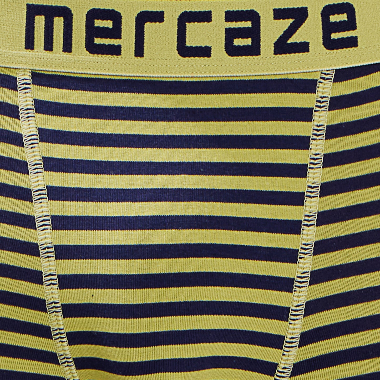 Breathable Comfort Fit – Super Combed Cotton Spandex Striped Trunk  – M121 – Lime