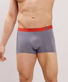 Seamless Ultra-Stretch Comfort – Microfiber Nylon Spandex Trunk – M122 – Dark Grey