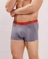 Seamless Ultra-Stretch Comfort – Microfiber Nylon Spandex Trunk – M122 – Dark Grey