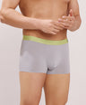 Seamless Ultra-Stretch Comfort – Microfiber Nylon Spandex Trunk – M122 – Light Grey