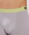 Seamless Ultra-Stretch Comfort – Microfiber Nylon Spandex Trunk – M122 – Light Grey
