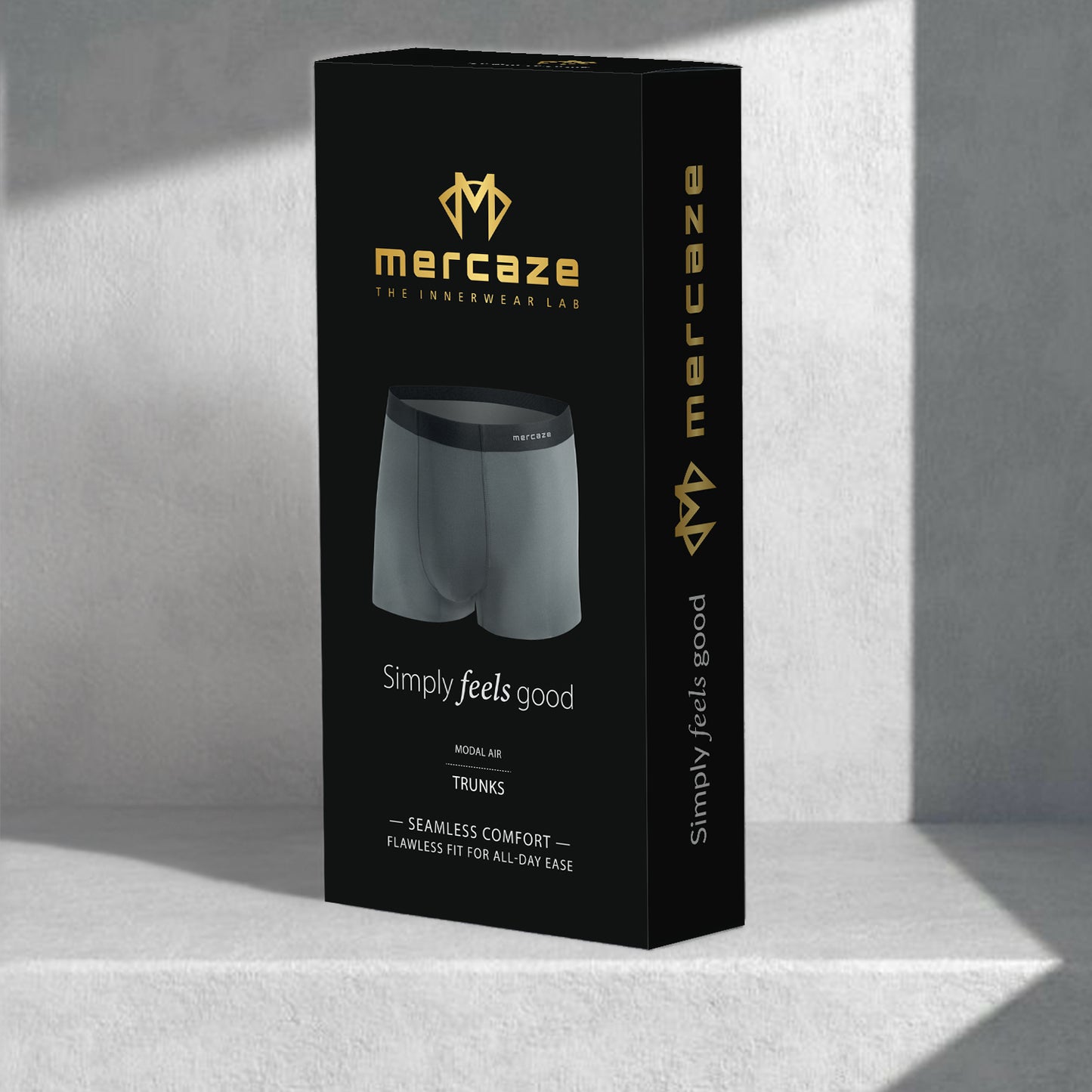 Seamless Ultra-Soft Comfort – Micro Modal Spandex Trunk – M108 - Black