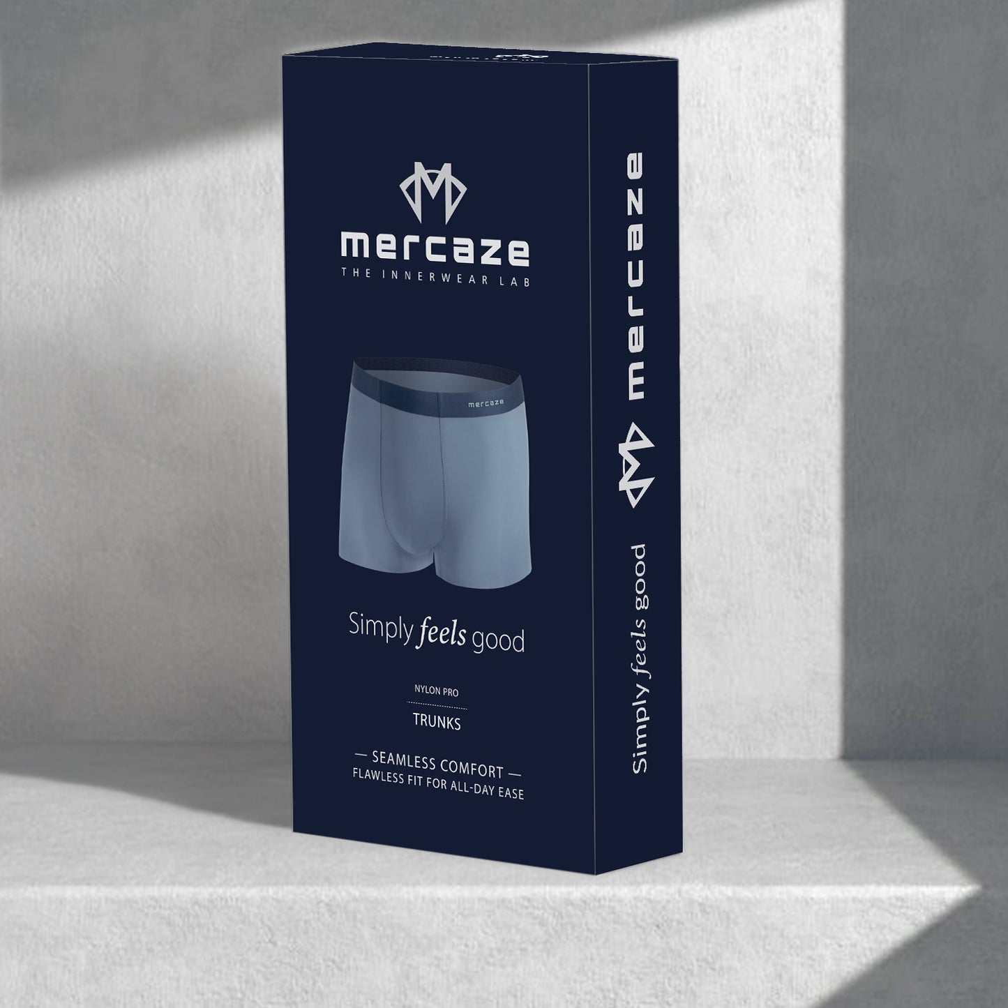 Seamless Ultra-Stretch Comfort – Microfiber Nylon Spandex Trunk – M110 – Mud Grey