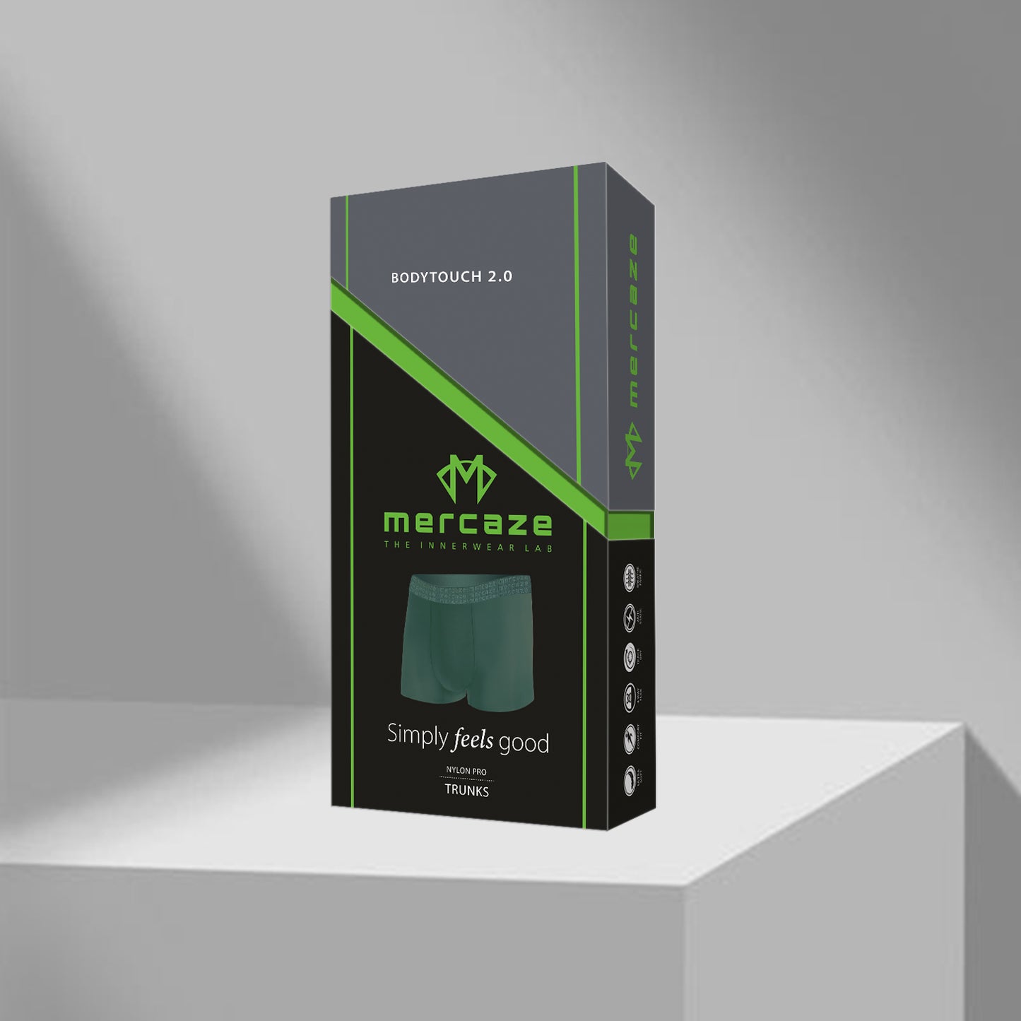 High-Stretch Performance Comfort – Micro Fibre Nylon Trunk – M114 - Olive