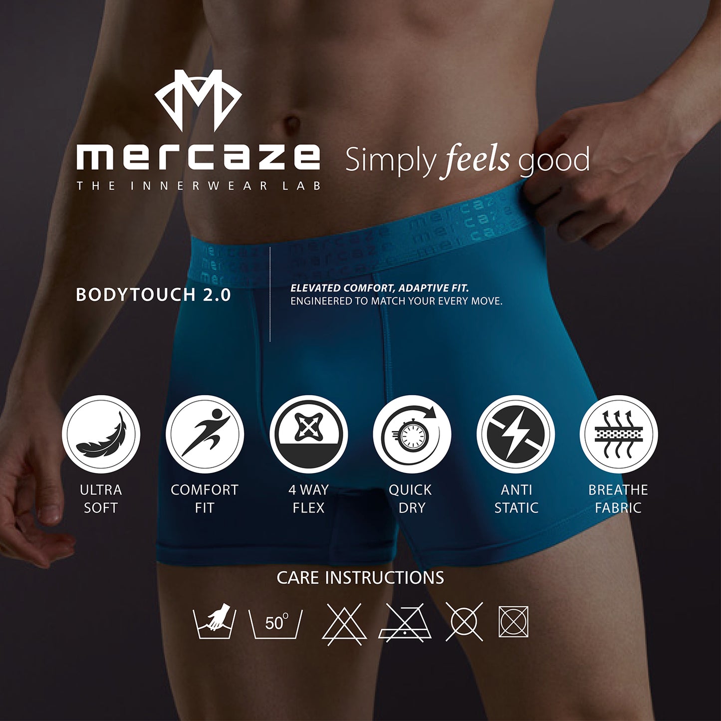 High-Stretch Performance Comfort – Micro Fibre Nylon Trunk – M114 - Olive